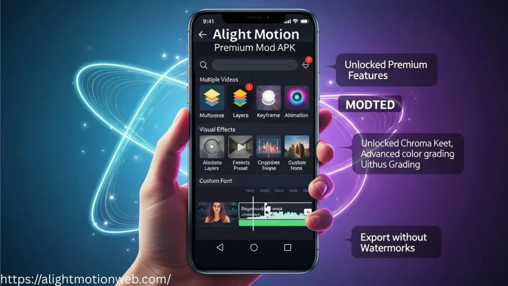 HOME 2 Alight Motion Premium APK features image